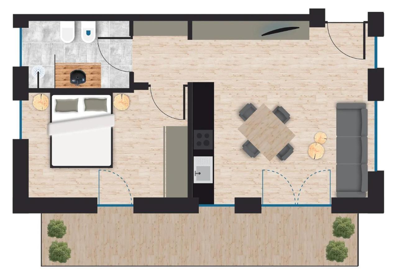 Apartment Poma Funes  Luaran gambar